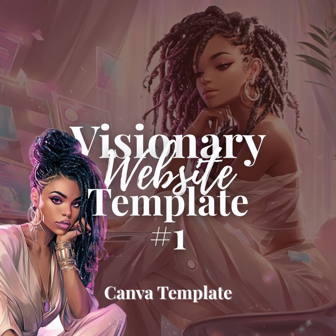 Visionary Canva Website Template