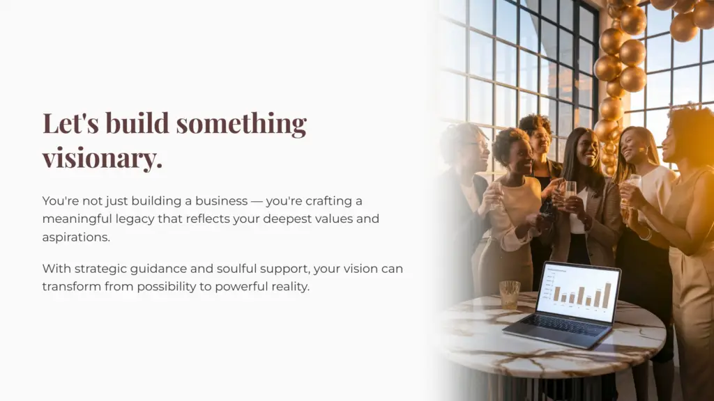Lets build something visionary. Thinking outside the box is a lifestyle