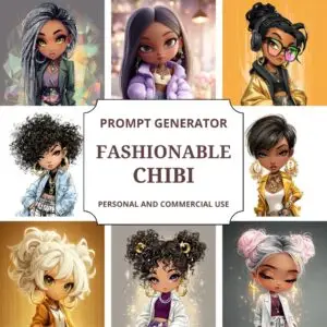 Fashionable Chibi Prompt Generator