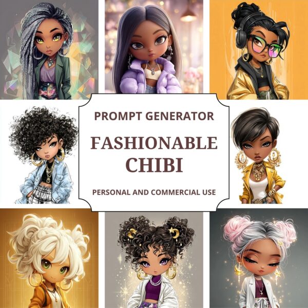 Fashionable Chibi Prompt Generator